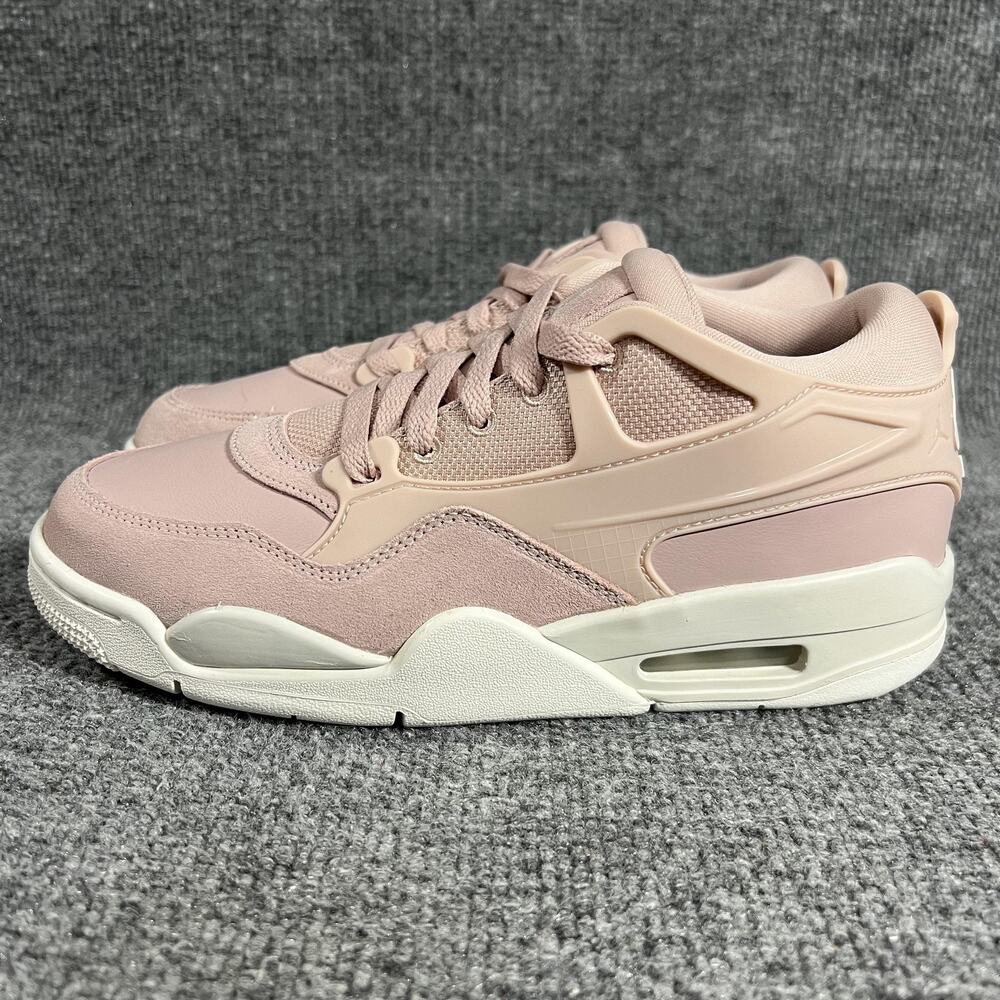 Nike Air Jordan 4 Shoes Womens Size 8 Pink White Casual Low Top FQ7940-600 - Picture 3 of 9